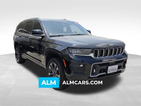 Black 2021 Jeep Grand Cherokee L Overland for sale in Macon, GA
