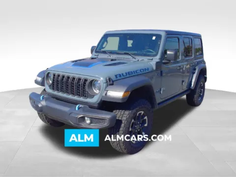 Gray 2024 Jeep Wrangler Rubicon 4xe for sale in Macon, GA