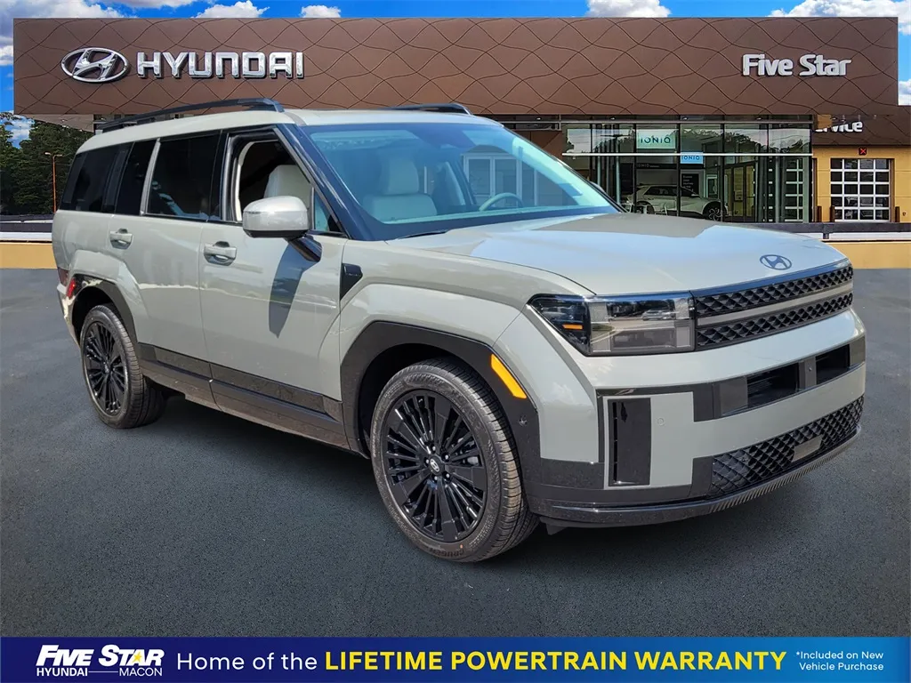 Gray 2025 Hyundai Santa Fe Hybrid Calligraphy for sale in Macon, GA