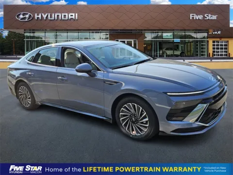 Blue 2025 Hyundai Sonata Hybrid SEL for sale in Macon, GA