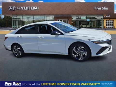 White 2025 Hyundai Elantra SEL Sport for sale in Macon, GA
