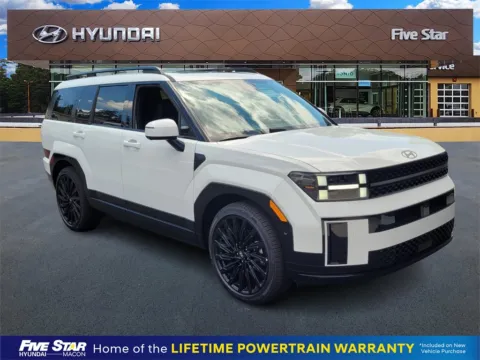 White 2025 Hyundai Santa Fe Calligraphy for sale in Macon, GA