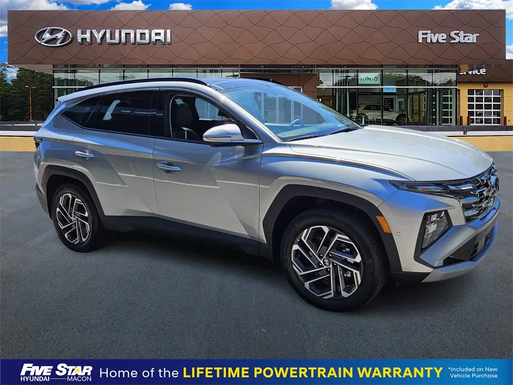 Silver 2025 Hyundai Tucson Hybrid Limited for sale in Macon, GA