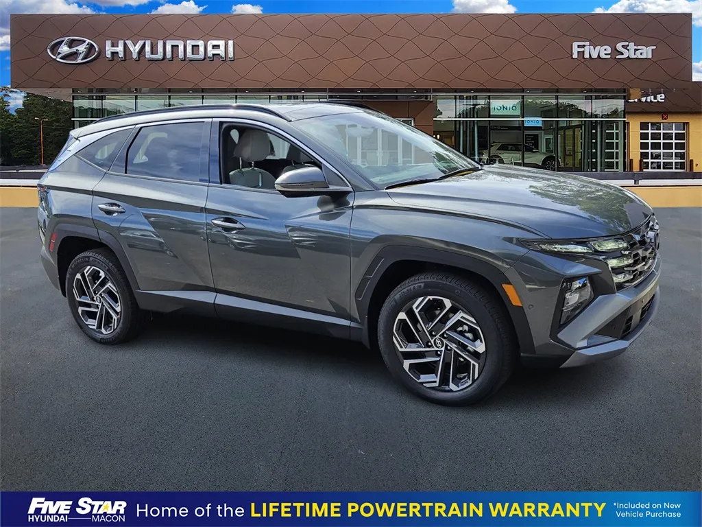 Gray 2025 Hyundai Tucson Hybrid Limited for sale in Macon, GA