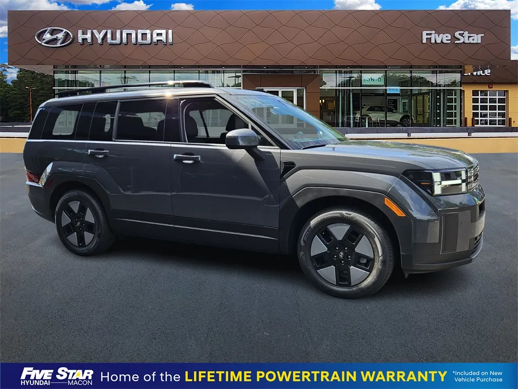 Gray 2025 Hyundai Santa Fe Hybrid SEL for sale in Macon, GA