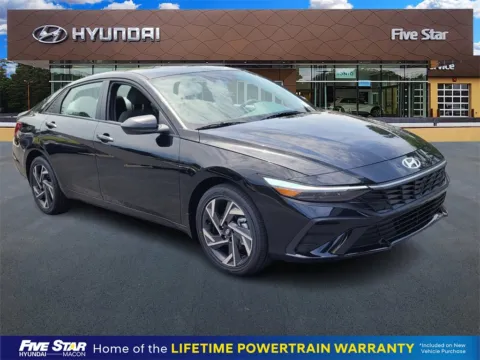 Black 2025 Hyundai Elantra Hybrid SEL Sport for sale in Macon, GA