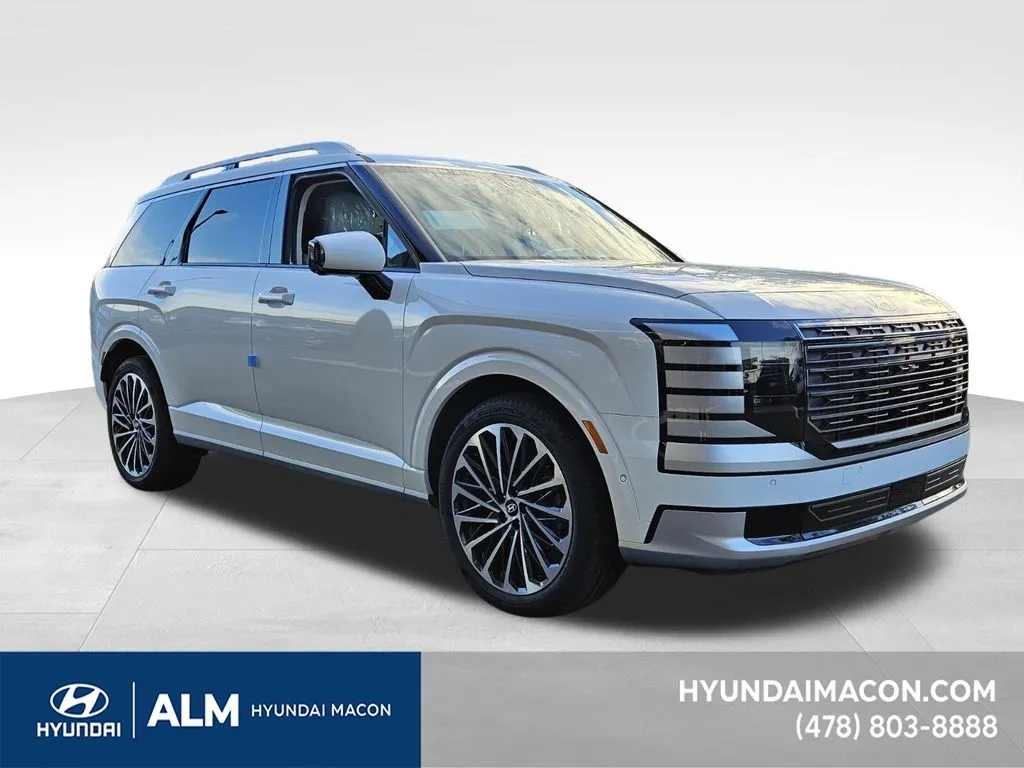 White 2026 Hyundai Palisade Hybrid Calligraphy for sale in Macon, GA