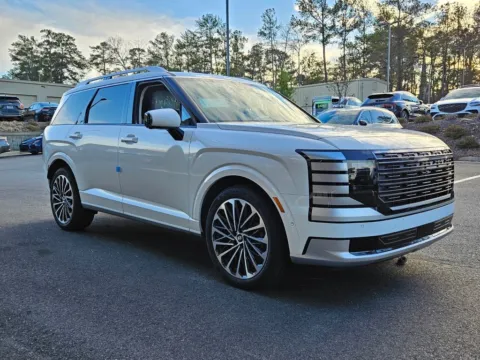 White 2026 Hyundai Palisade Hybrid Calligraphy for sale in Macon, GA
