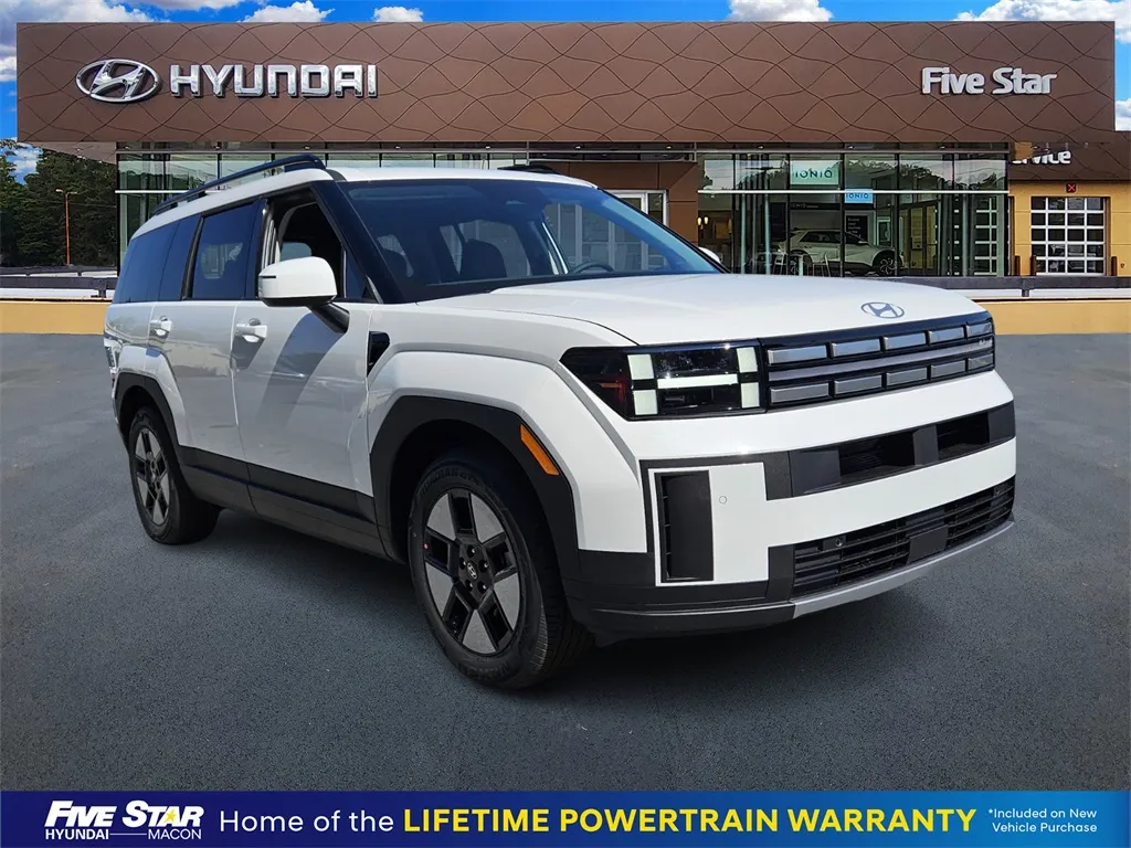 White 2026 Hyundai Santa Fe Hybrid SEL for sale in Macon, GA