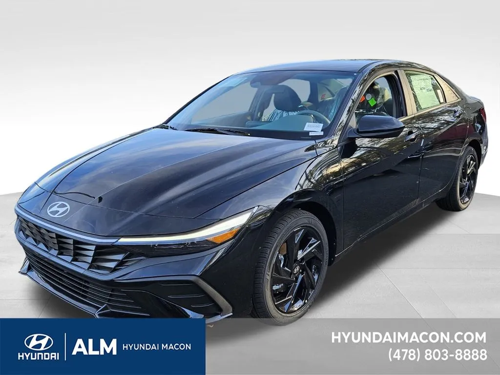 Black 2026 Hyundai Elantra SEL Sport for sale in Macon, GA