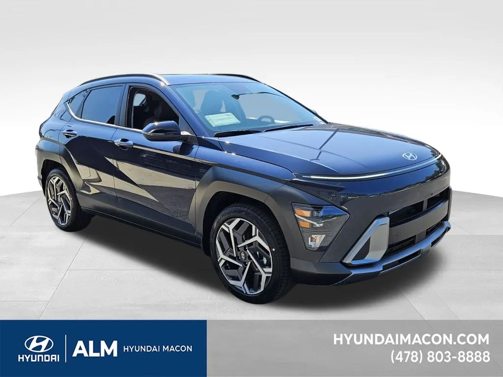 Blue 2026 Hyundai Kona SEL Premium for sale in Macon, GA