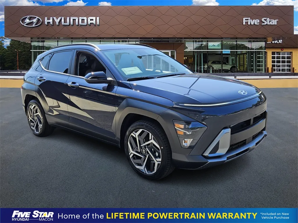 Blue 2026 Hyundai Kona SEL Premium for sale in Macon, GA