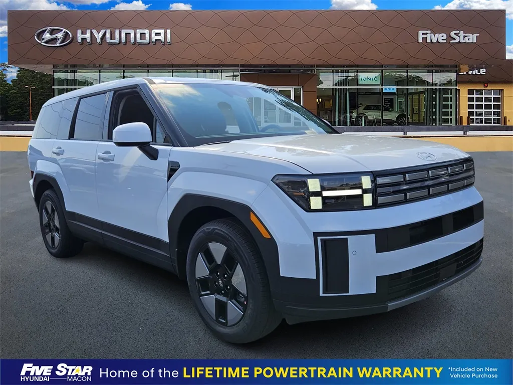 White 2026 Hyundai Santa Fe Hybrid SE for sale in Macon, GA