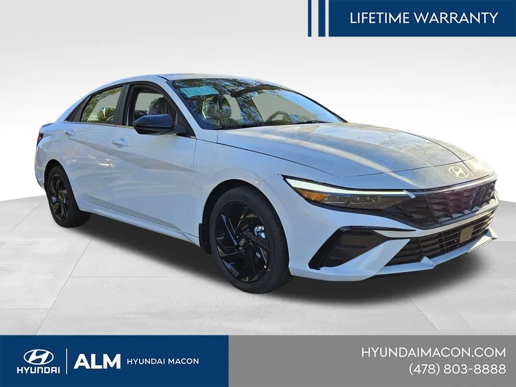 White 2026 Hyundai Elantra SEL Sport for sale in Macon, GA
