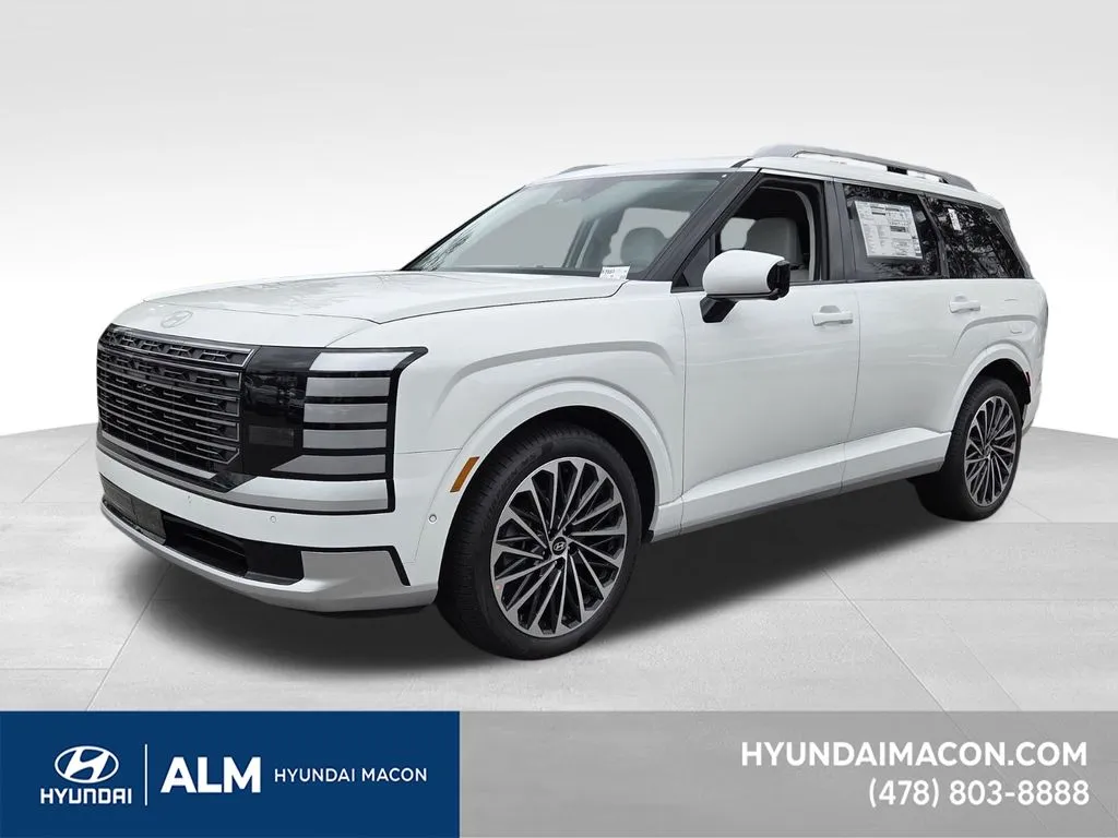 White 2026 Hyundai Palisade Hybrid Calligraphy for sale in Macon, GA