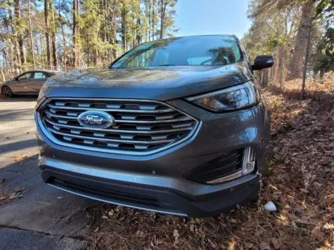 Gray 2024 Ford Edge Titanium for sale in Macon, GA