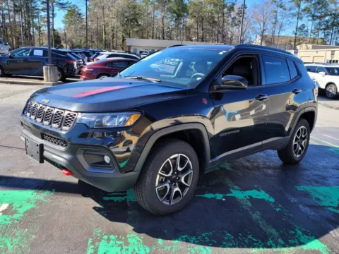 Black 2024 Jeep Compass Trailhawk for sale in Macon, GA