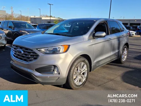 Silver 2024 Ford Edge Titanium for sale in Macon, GA