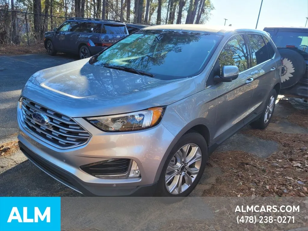 Silver 2024 Ford Edge Titanium for sale in Macon, GA