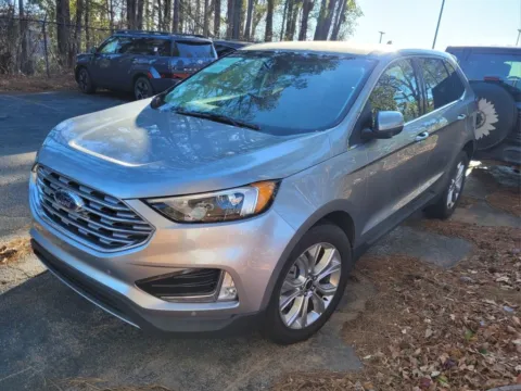 Silver 2024 Ford Edge Titanium for sale in Macon, GA