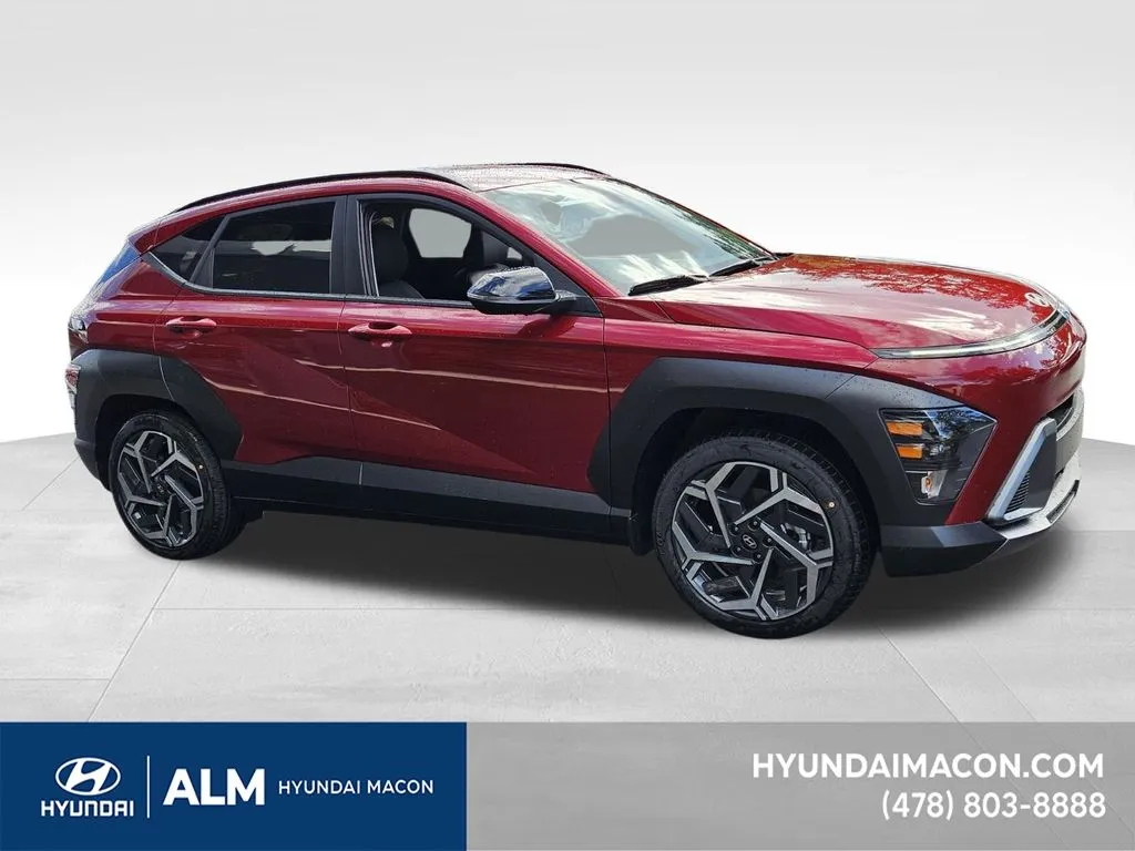 Red 2026 Hyundai Kona SEL Premium for sale in Macon, GA
