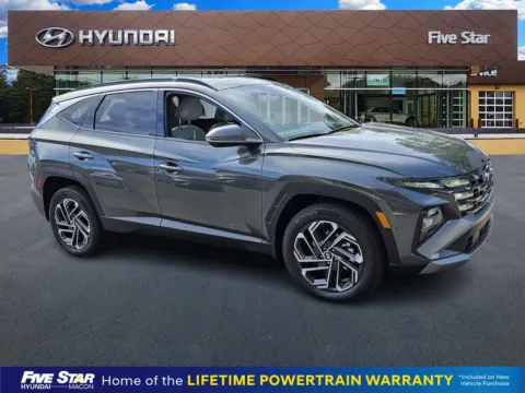 Gray 2025 Hyundai Tucson Hybrid Limited for sale in Macon, GA
