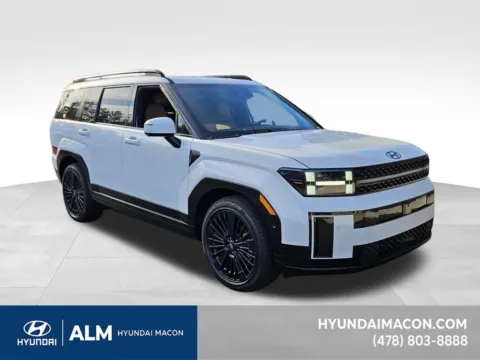 White 2026 Hyundai Santa Fe Hybrid Calligraphy for sale in Macon, GA