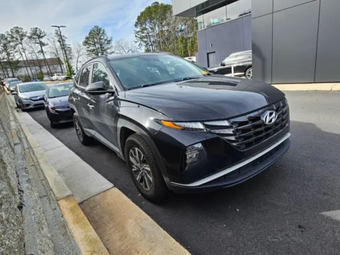 Another view of 2022 Hyundai Tucson Hybrid Blue for sale in Macon, GA at ALM Hyundai Macon