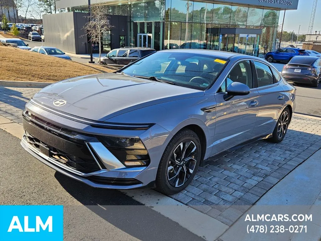 Blue 2024 Hyundai Sonata SEL for sale in Macon, GA