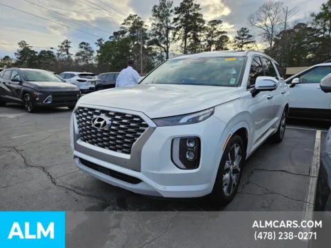 White 2021 Hyundai Palisade Limited for sale in Macon, GA