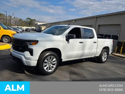 White 2024 Chevrolet Silverado 1500 Custom for sale in Macon, GA
