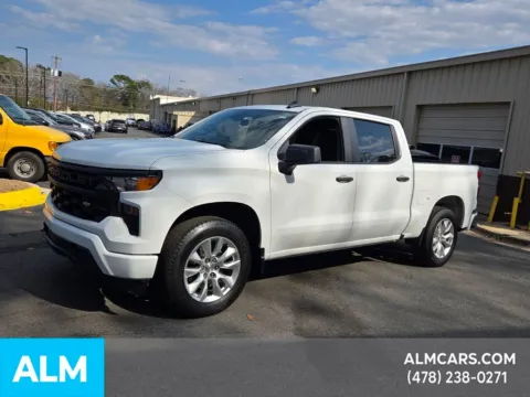 White 2024 Chevrolet Silverado 1500 Custom for sale in Macon, GA