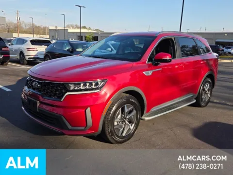 Red 2021 Kia Sorento Hybrid S for sale in Macon, GA