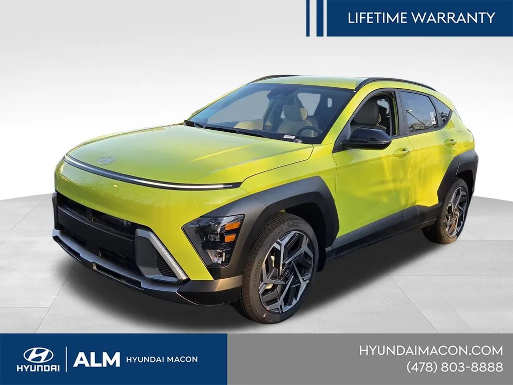 Yellow 2026 Hyundai Kona SEL Premium for sale in Macon, GA
