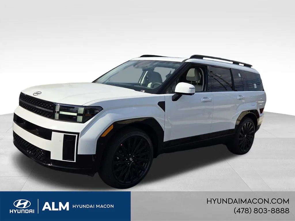White 2026 Hyundai Santa Fe Calligraphy for sale in Macon, GA