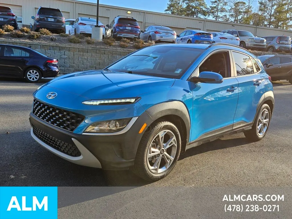 Blue 2022 Hyundai Kona SEL for sale in Macon, GA