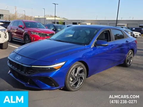 Blue 2024 Hyundai Elantra Hybrid Limited for sale in Macon, GA