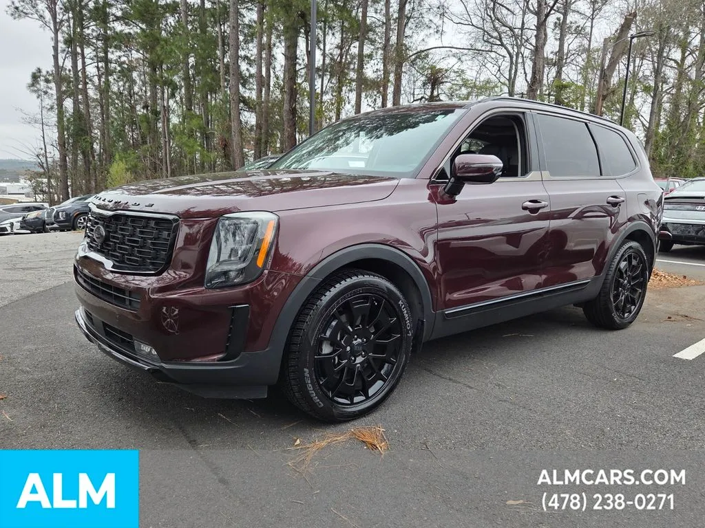 Red 2021 Kia Telluride SX for sale in Macon, GA