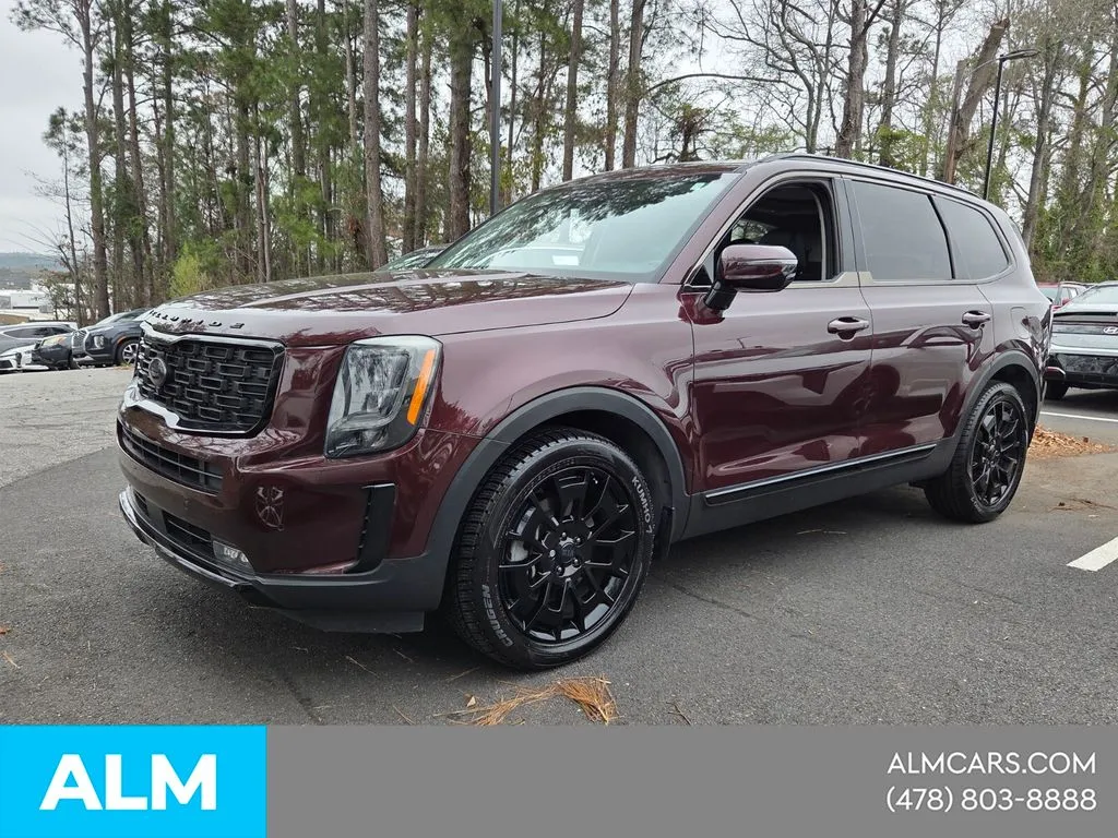 Red 2021 Kia Telluride SX for sale in Macon, GA