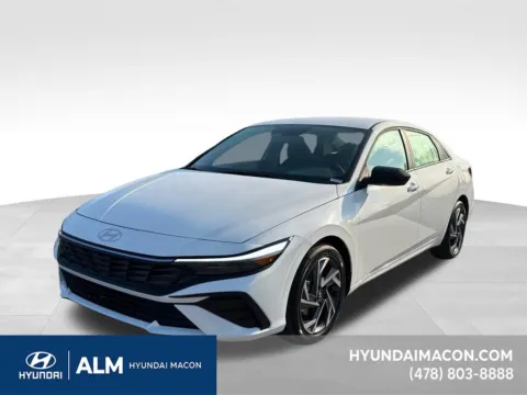 White 2025 Hyundai Elantra SEL Sport for sale in Macon, GA