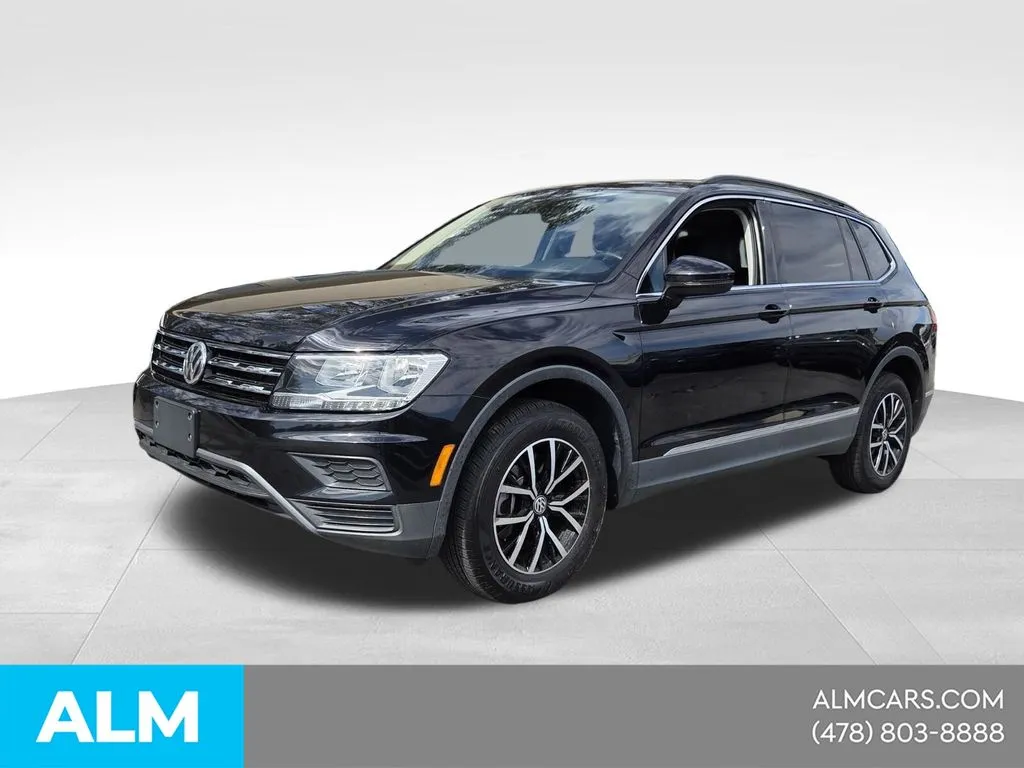 Black 2021 Volkswagen Tiguan 2.0T SE for sale in Macon, GA