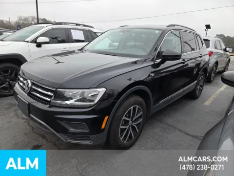 Black 2021 Volkswagen Tiguan 2.0T SE for sale in Macon, GA