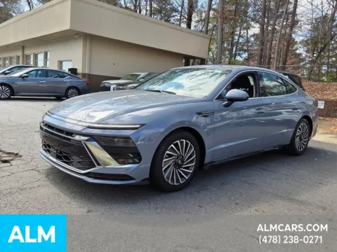 Blue 2025 Hyundai Sonata Hybrid SEL for sale in Macon, GA