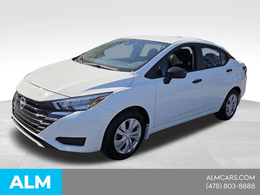 White 2025 Nissan Versa 1.6 S for sale in Macon, GA