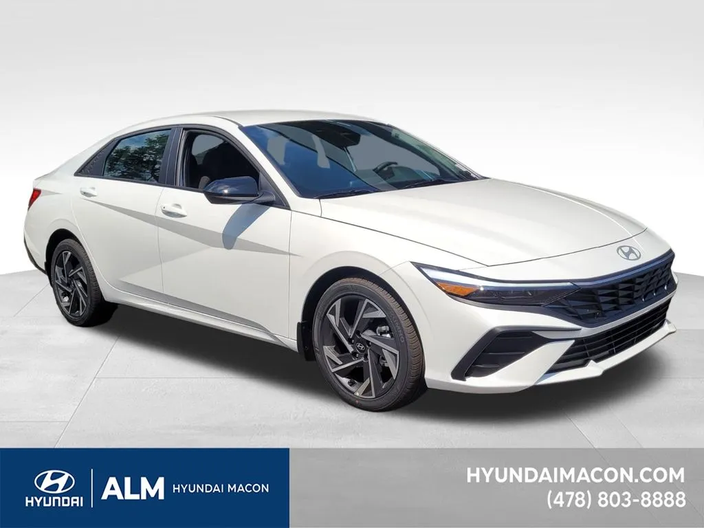 White 2025 Hyundai Elantra SEL Sport for sale in Macon, GA