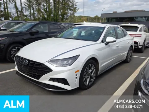 White 2022 Hyundai Sonata SEL for sale in Macon, GA