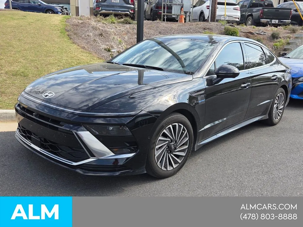 Black 2025 Hyundai Sonata Hybrid Limited for sale in Macon, GA