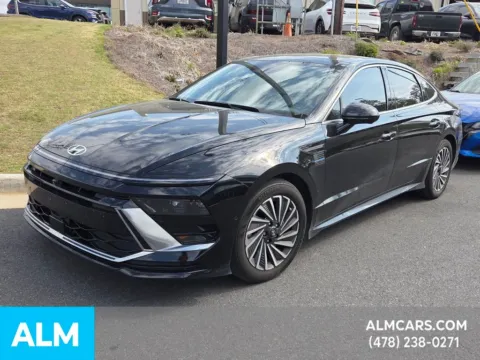 Black 2025 Hyundai Sonata Hybrid Limited for sale in Macon, GA