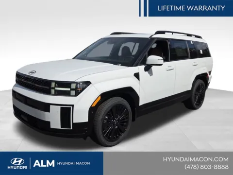 White 2026 Hyundai Santa Fe Hybrid Calligraphy for sale in Macon, GA