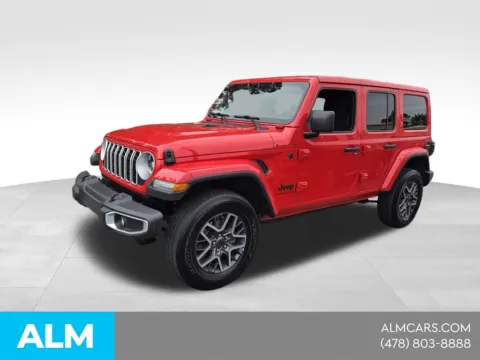 Red 2025 Jeep Wrangler Sahara for sale in Macon, GA